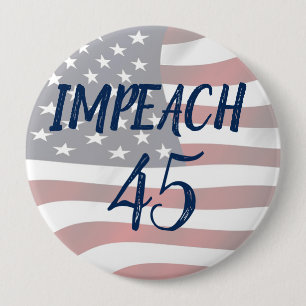 Impeach 45 Anti Trump Politischer Knopf Button
