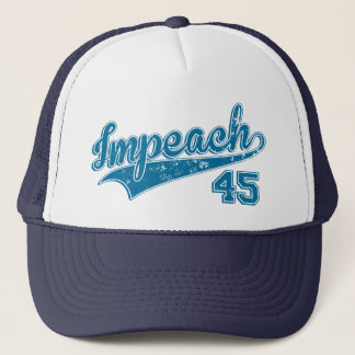 Impeach 45 Politischer Slogan Truckerkappe