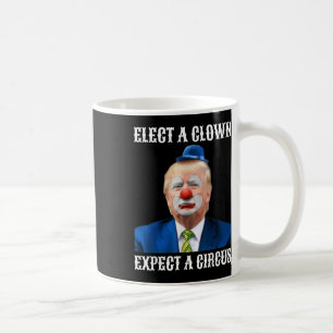 Impeach AntiTrump wählen einen Clown erwarten eine Kaffeetasse