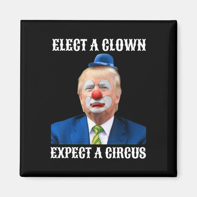 Impeach AntiTrump wählen einen Clown erwarten eine Magnet (Vorne)