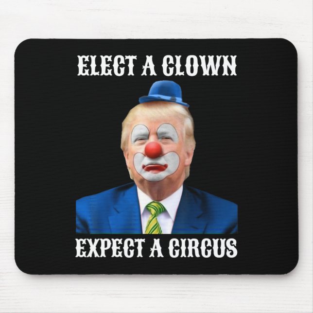 Impeach AntiTrump wählen einen Clown erwarten eine Mousepad (Vorne)