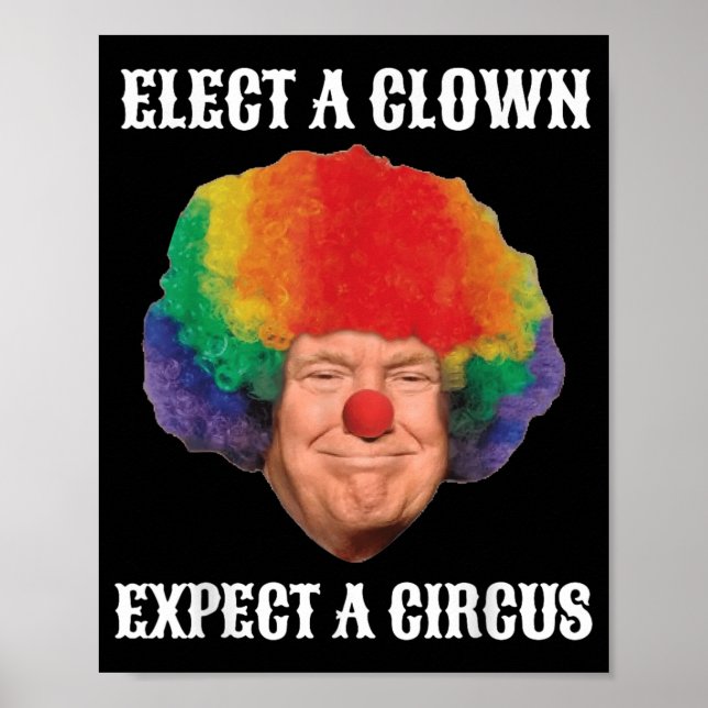 Impeach AntiTrump wählen einen Clown erwarten eine Poster (Vorne)
