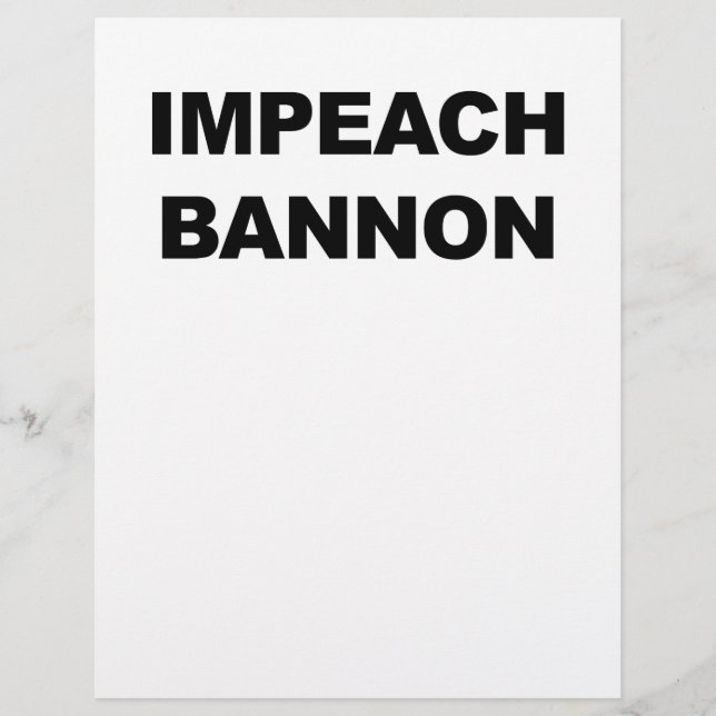 IMPEACH BANNON (Vorderseite)