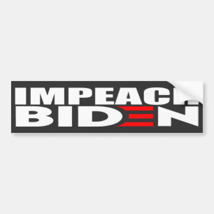 Impeach Biden Anti Joe Biden Autoaufkleber