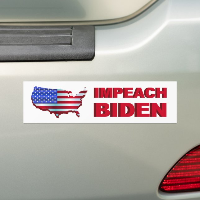 Impeach Biden Autoaufkleber (Auf Auto)