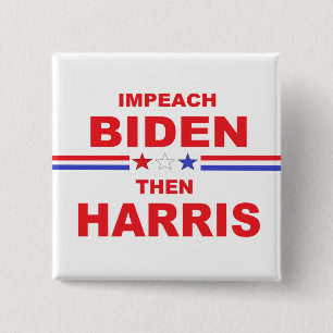 Impeach Biden Dann Harris Button