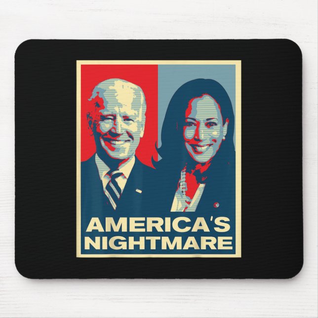 Impeach Biden Harris Now Anti Joe Biden Mousepad (Vorne)