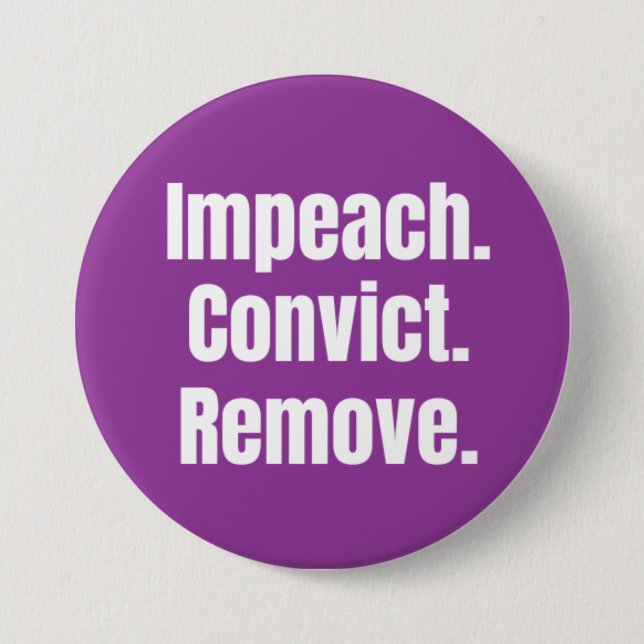 Impeach Convict Remove Button (Vorderseite)