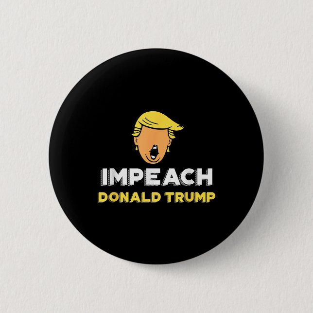 Impeach Donald Trump - Nicht mein Präsident Funny  Button (Vorderseite)