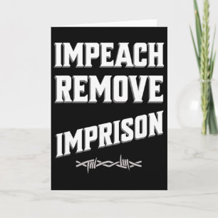 Impeach Entferne Imprisoniere Trump Kabinett Rette Karte