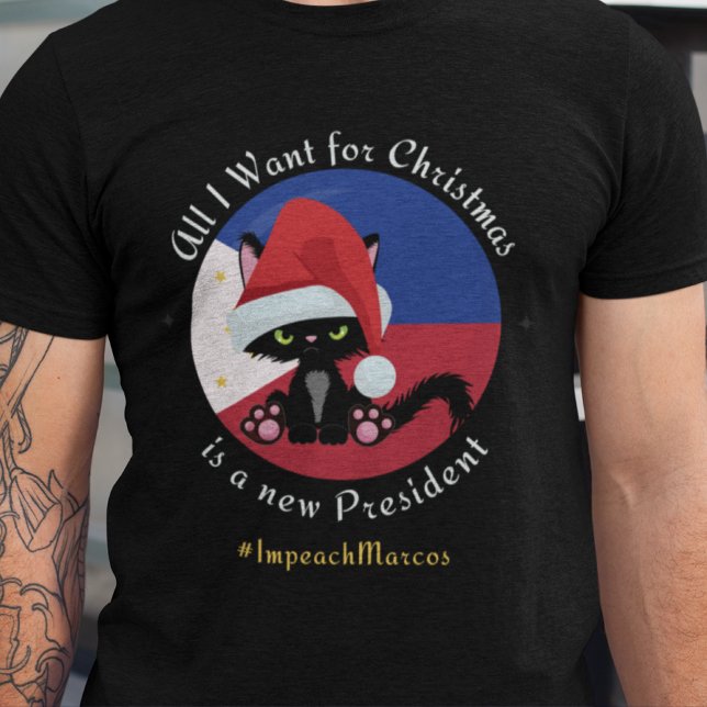 Impeach Marcos Christmas Tee Protest Corruption (Von Creator hochgeladen)