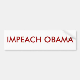 Impeach Obama Autoaufkleber