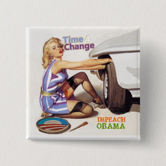 Impeach Obama Button (Vorderseite)