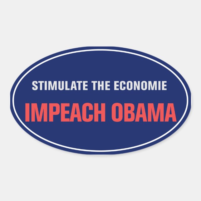 Impeach Obama Sticker (Vorderseite)