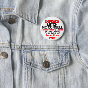 Impeach Senat Mc Connell Republikanisches Party Button
