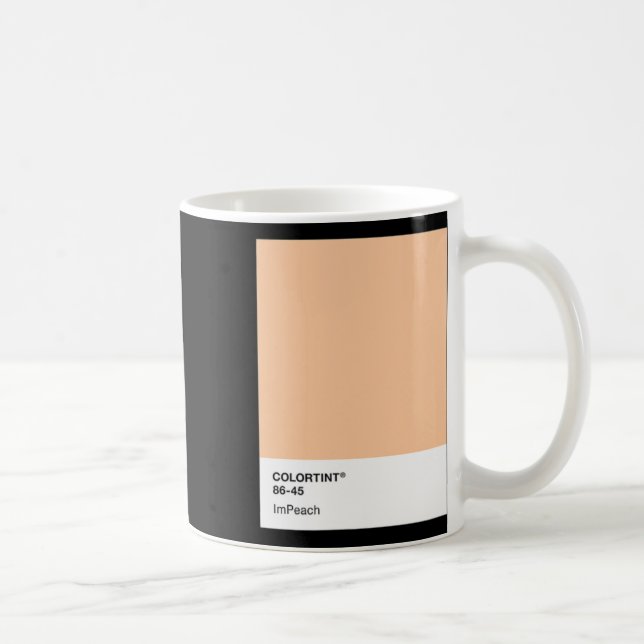 Impeach Trump 45 - Farbpalette  Kaffeetasse (Rechts)