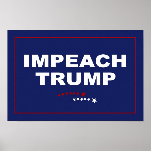 Impeach Trump Poster (Vorne)