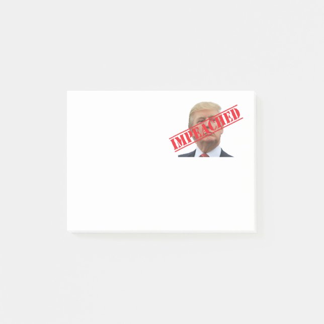 impeached post-it klebezettel (Vorderseite)