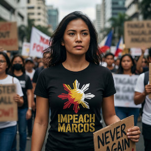 Impeachmentverfahren gegen Marcos Philippinischer T-Shirt