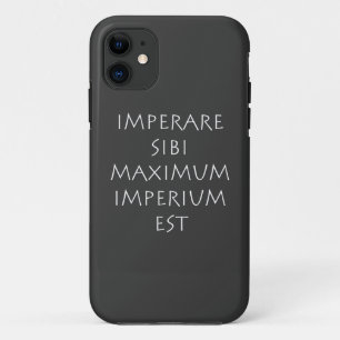Imperare sibi maximum imperium est Case-Mate iPhone hülle