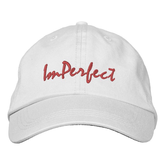 ImPerfect Cap Bestickte Baseballkappe (Vorderseite)