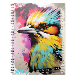 Imperfect notebook - Collage Bird Notizblock