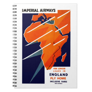Imperial Airways Africa Notizblock