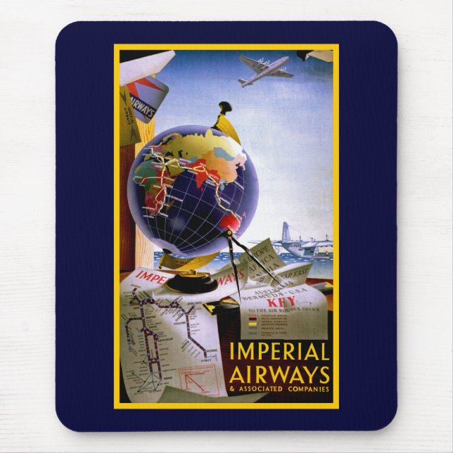 Imperial Airways Globus Mousepad (Vorne)