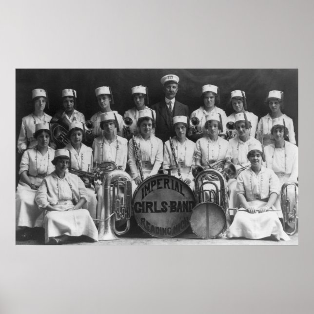 Imperial Girls Band: 1915 Poster (Vorne)