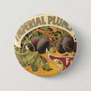 Imperial Plums Button