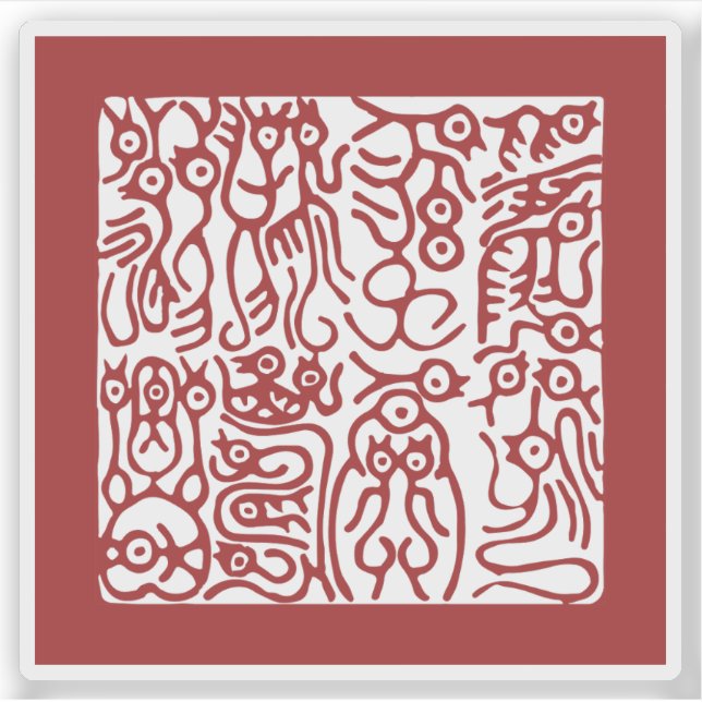 Imperial Seal of China, Heirloom Seal of the Realm Aufkleber (Vorderseite)