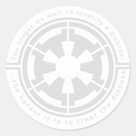 IMPERIAL SECURITY BUREAU RUNDER AUFKLEBER