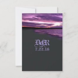 Imperial Sunset R.S.V.P. RSVP Karte