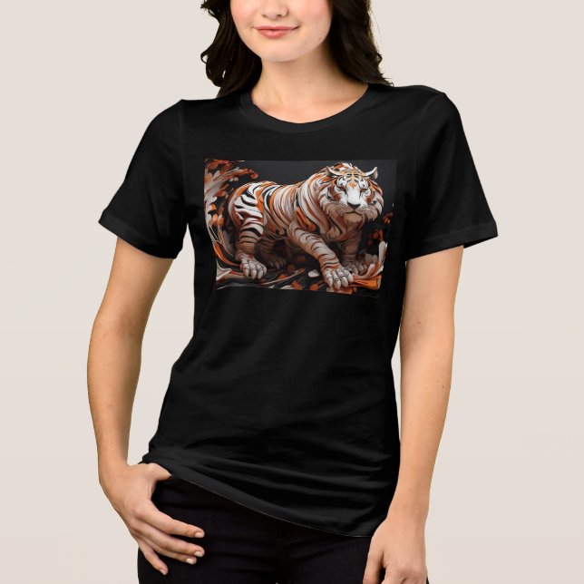 Imperial Tiger Tri-Blend Shirt (Vorderseite)