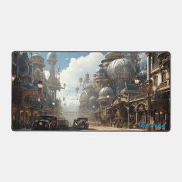 Imperiale Intrige: Steampunk Hauptstadt Street Vie Schreibtischunterlage