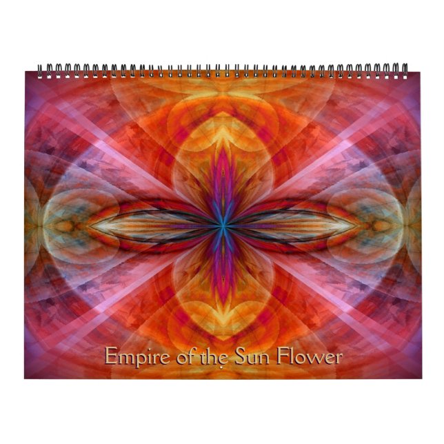 Imperium der Sonnenblume Kunst Kalender (Titelbild)