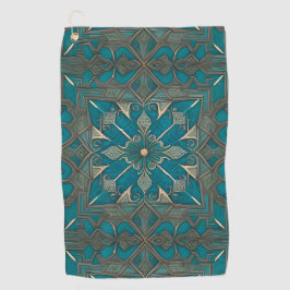 Imperturbability pattern golfhandtuch