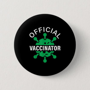 Impfärztin Krankenschwester Shirt geimpft Grafisch Button