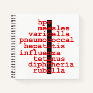 Impfheft Notizbuch