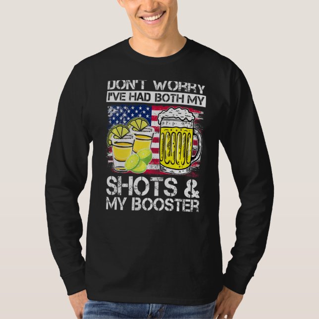 Impfquote Keine Sorge, ich hatte beide Erschütteru T-Shirt (Vorderseite)