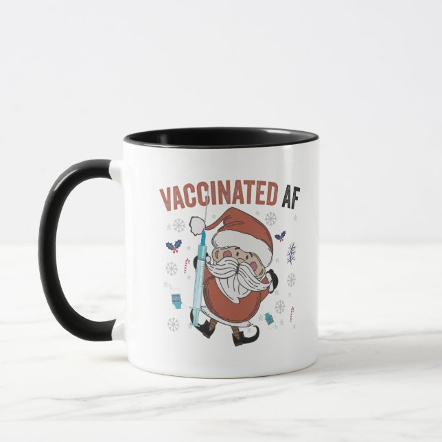 Impfstoff af Funny Christmas Impfstoff Santa Tasse (Links)