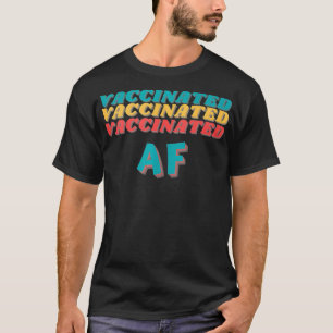 Impfstoff AF Funny Pro Impfung Retro Vintag T-Shirt
