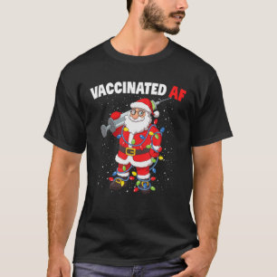 Impfstoff AF Santa Claus mit Spritze Weihnachten T-Shirt