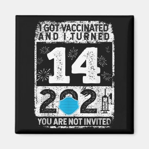 Impfstoff Funny Spaß Grafik 2021 Geburtstagskurs Magnet