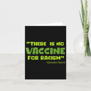 Impfstoff Funny Spaß Graphic Kamala Harris Quote Karte