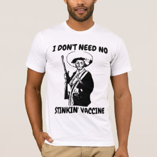IMPFSTOFF ICH BRAUCHE KEINEN STINKIN'ANTI VAX T - T-Shirt
