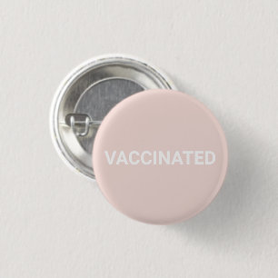 Impfstoff, rot-rosa Button