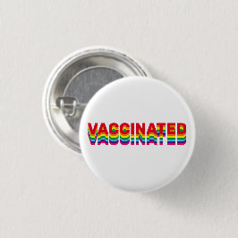 Impfstoff-Stolz-schwul-quee Regenbogenretro Button