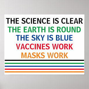 Impfstoffe Arbeit Masken Arbeit Wissenschaft ist e Poster
