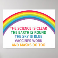 Impfstoffe tragen eine Maske Rainbow Medical Offic
